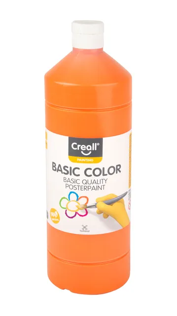 Plakkaatverf Creall basic oranje 1000ml-1