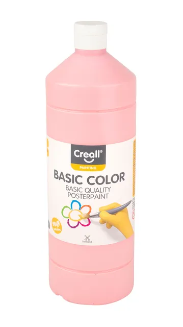 Plakkaatverf Creall basic roze 1000ml-1