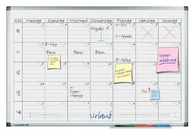 Planbord Legamaster premium projectplanner 60x90cm-1