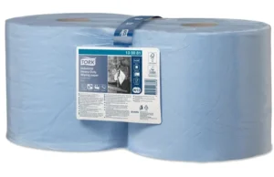 Poetspapier Tork Wiping Heavy-Duty Combi W1/2 3-laags 119m blauw 130081-1