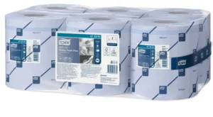 Poetsrol Tork Reflex™ M4 centerfeed Plus 2-laags 6 rollen à 151m blauw 473391-1
