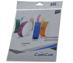 Polsband Combicraft Tyvek rood 100 stuks-1