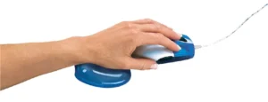 Polssteun voor muis Fellowes Crystals gel transparant blauw-1