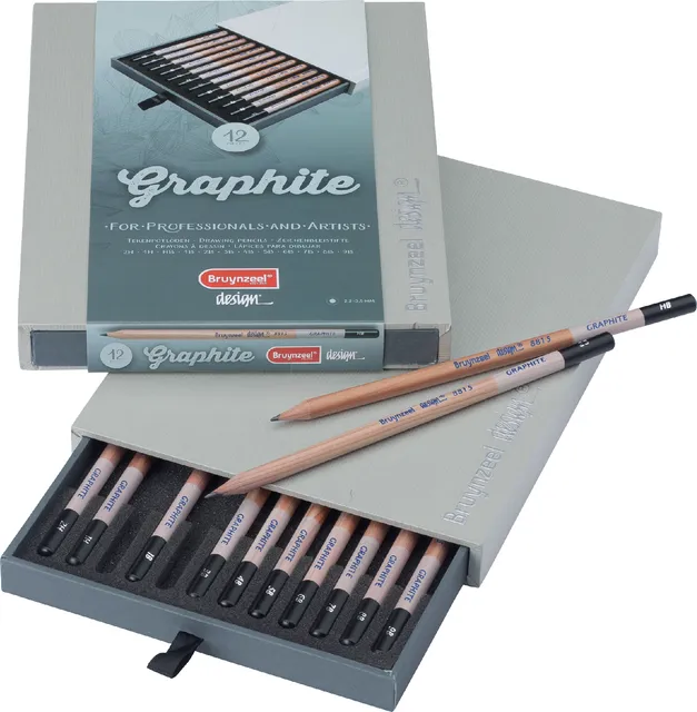 Potlood Bruynzeel Design 8815 12 hardheden-1