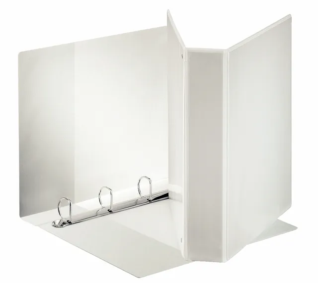 Presentatieringband Esselte standaard panorama A4 4-rings maxi D-mechaniek 50mm wit-1