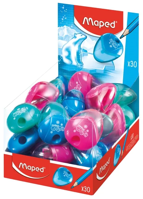 Puntenslijper Maped Igloo 1gaats display á 30 stuks assorti-1