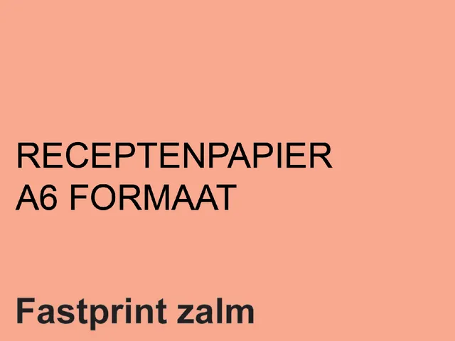 Receptpapier Fastprint A6 80gr zalm 2000 vel-1
