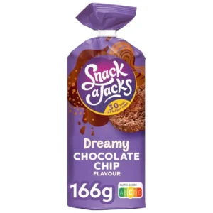 Rijstwafel Snack-a-Jacks chocololate chip pak 166 gram-1