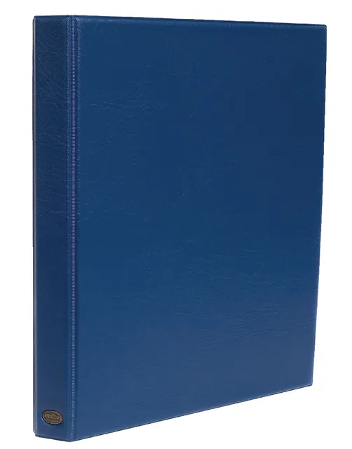 Ringband Multo Hannibal A4 23-rings O-mech 25mm lederlook blauw-1