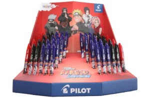 Rollerpen PILOT friXion ball Naruto medium 3 kleuren assorti-1