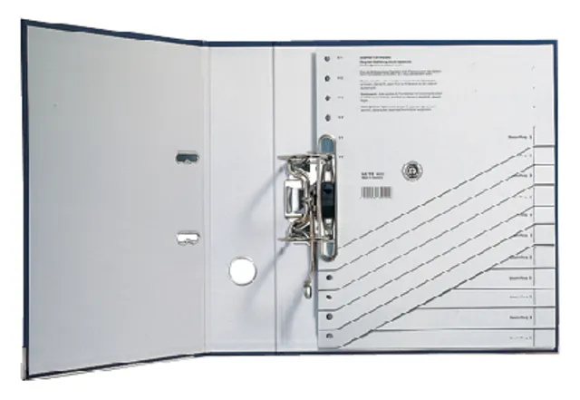 Scheidingsbladen Leitz A4 karton 200gr 11-gaats grijs 100 stuks-1