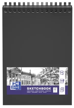 Schetsboek Oxford A4 50 vel 100 gram spiraal-1
