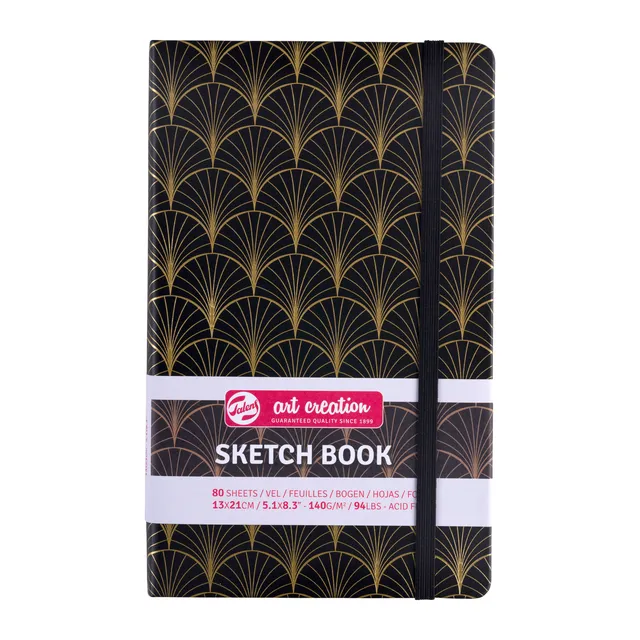 Schetsboek Talens Art Creation Art Deco 13x21cm 140gr 80vel-1