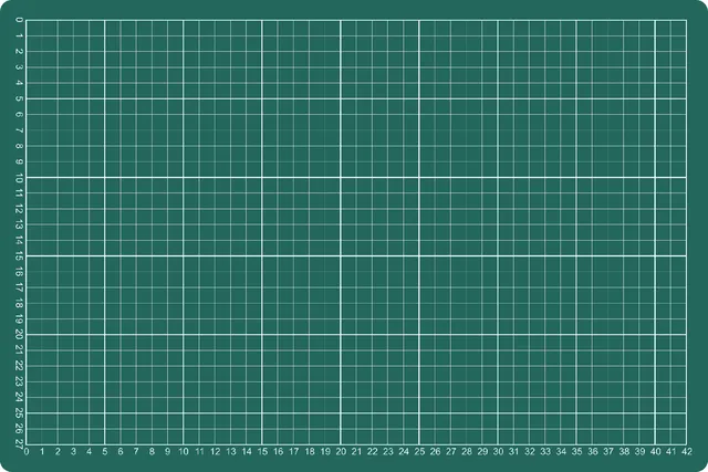 Snijmat A3 450X300mm groen-1