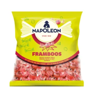 Snoep Napoleon framboos zak 1kg-1