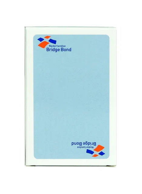 Speelkaarten bridgebond blauw-1