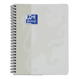 Spiraalblok Oxford Touch A5 lijn 140 pagina's 80gr lichtgrijs-1