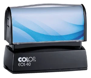 Stempel Colop EOS 40 flashsysteem 23x59mm met stempelplaat zwart-1