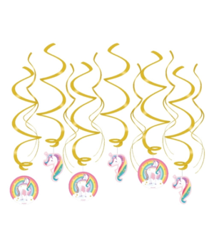 Swirl decorations Unicorn-1