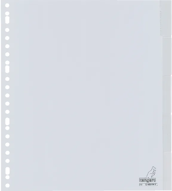 Tabbladen Kangaro 23-gaats G405FM-B 5-delig+venster breed PP-1
