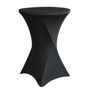 Tafelrok BRASQ voor statafel 80cm zwart-1