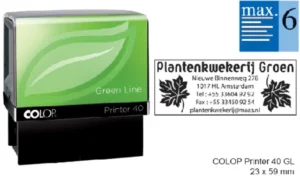 Tekststempel Colop 40 green line personaliseerbaar 6regels 59x23mm-1
