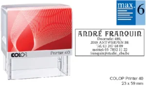 Tekststempel Colop Printer 40 personaliseerbaar 6regels 59x23mm-1