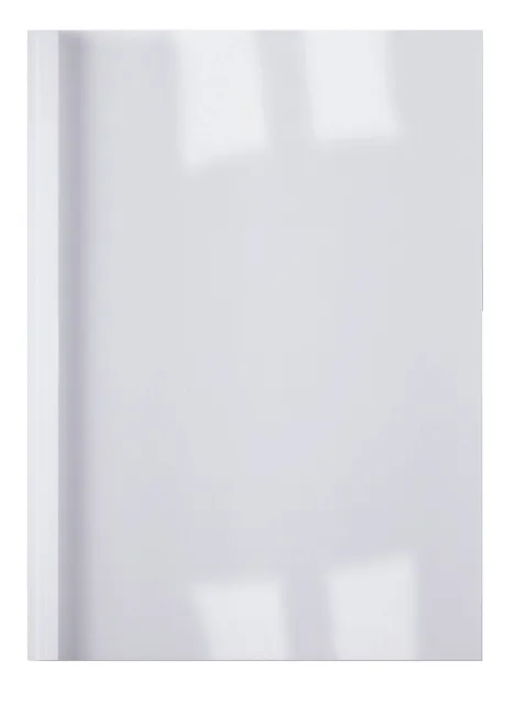 Thermische omslag GBC A4 1.5mm linnen wit 100 stuks-1