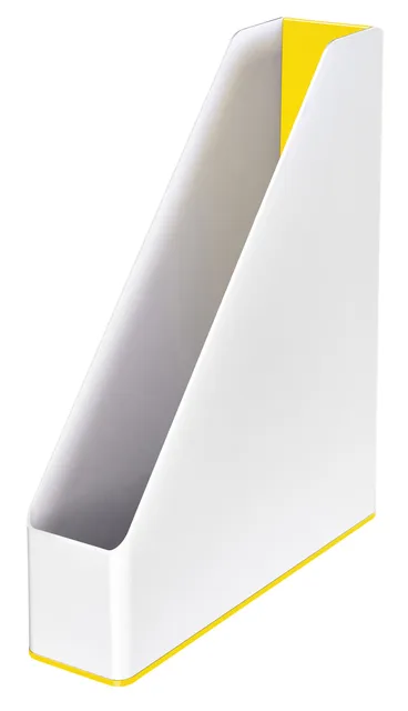 Tijdschiftcassette Leitz WOW wit/geel-1