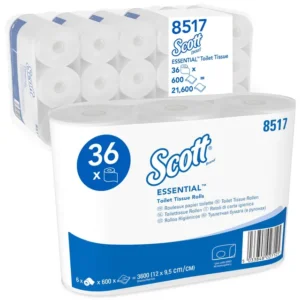 Toiletpapier Scott Essential 2-laags 600vel wit 8517-1