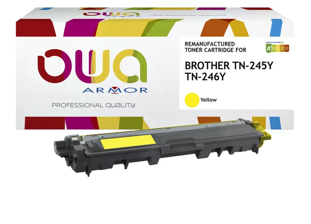 Toner OWA alternatief tbv Brother TN-245Y geel-1