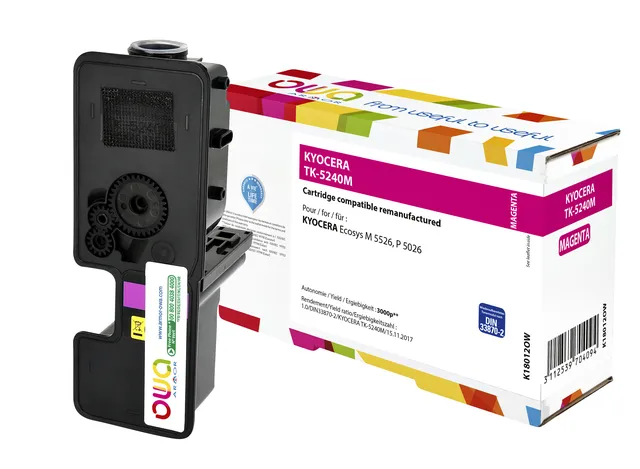 Toner OWA alternatief tbv Kyocera TK-5240M rood-1