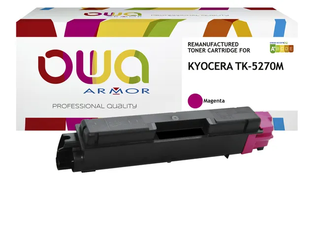 Toner OWA alternatief tbv Kyocera TK-5270M rood-1