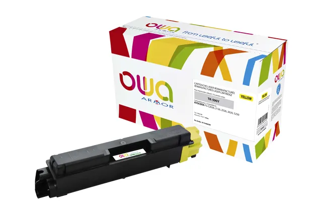 Toner OWA alternatief tbv Kyocera TK-590Y geel-1