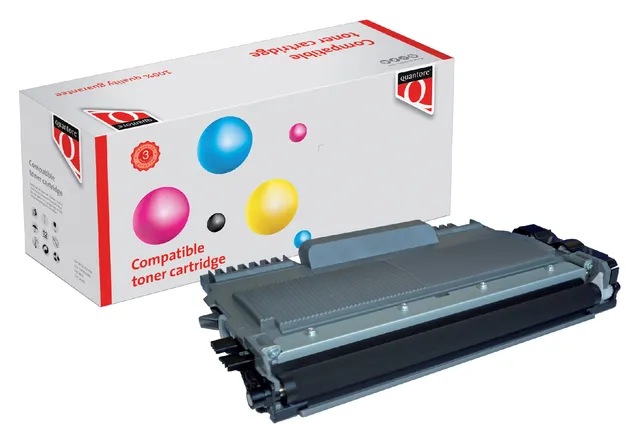 Toner Quantore alternatief tbv Brother TN-2210BK TN-2010BK zwart-1