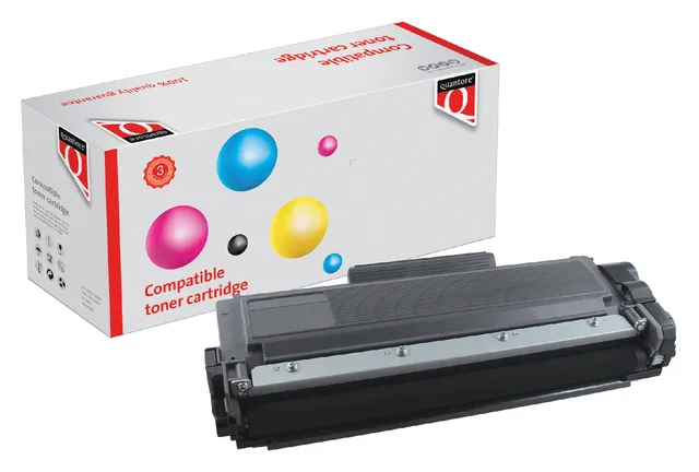 Toner Quantore alternatief tbv Brother TN-2320BK zwart-1