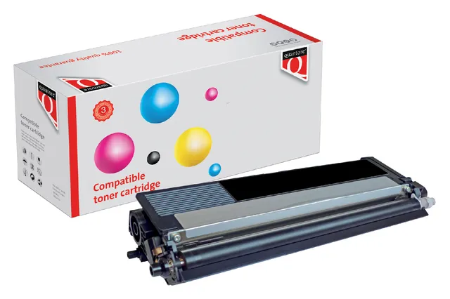 Toner Quantore alternatief tbv Brother TN-321BK zwart-1