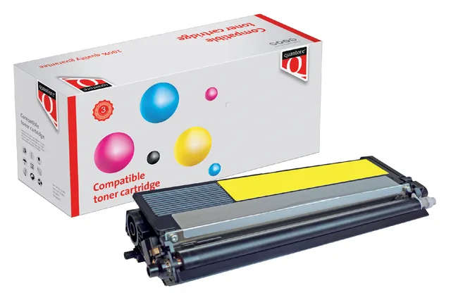 Toner Quantore alternatief tbv Brother TN-321Y geel-1