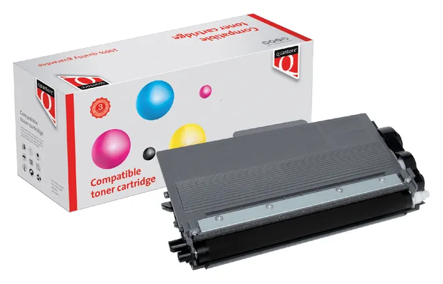 Toner Quantore alternatief tbv Brother TN-3380BK zwart-1