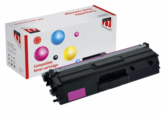 Toner Quantore alternatief tbv Brother TN-421M rood-1