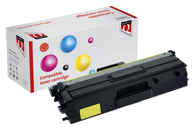 Toner Quantore alternatief tbv Brother TN-421Y geel-1