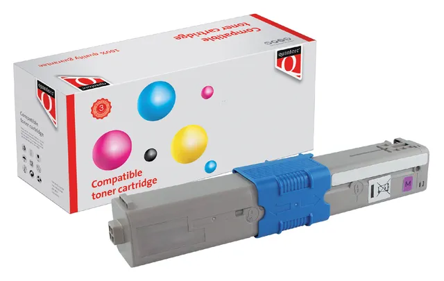 Toner Quantore alternatief tbv Oki 44469705 rood-1