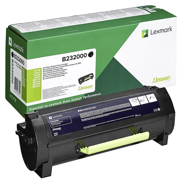 Tonercartridge Lexmark B232000 zwart-1