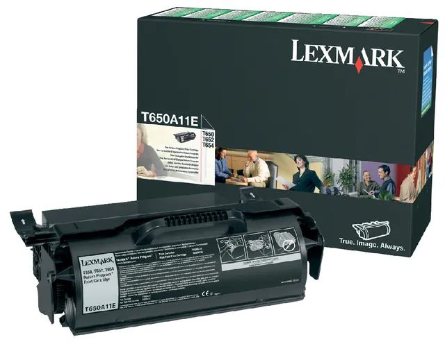 Tonercartridge Lexmark T650A11E prebate zwart-1