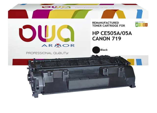 Tonercartridge OWA alternatief tbv HP CE505A zwart-1