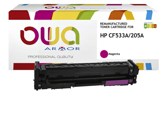 Tonercartridge OWA alternatief tbv HP CF533A rood-1