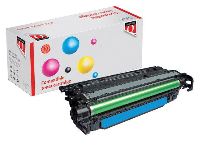 Tonercartridge Quantore alternatief tbv HP CE261A 648A blauw-1