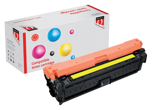 Tonercartridge Quantore alternatief tbv HP CE272A 650A geel-1