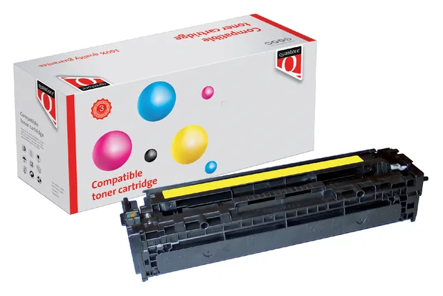 Tonercartridge Quantore alternatief tbv HP CF212A 131A geel-1