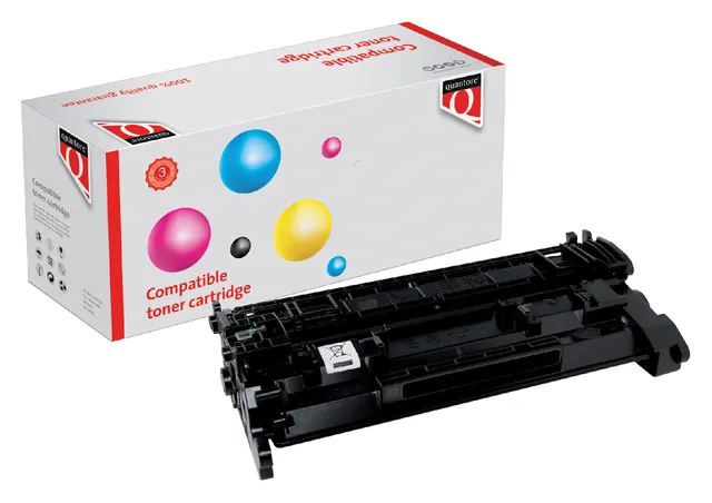 Tonercartridge Quantore alternatief tbv HP CF226X 26X zwart-1